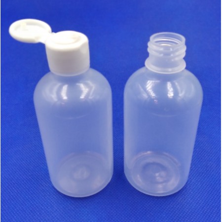 Флип-топ 100 мл, 120 мл прозрачные флаконы, РА, (код ФТ-018)