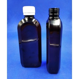Бутылочка коричневая с крышкой 250 мл, ПГ, (код 5011)