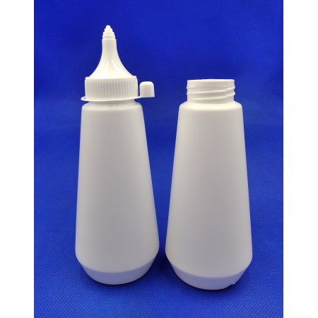 Флакон для соуса 200 мл с крышкой-дозатором и колпачком, АС, (код 5026)