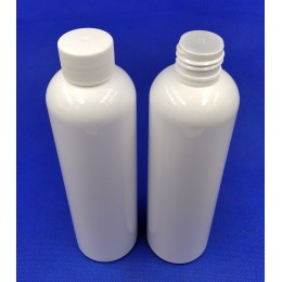 250 мл белый флакон с дозатором и крышкой , (код 5003)