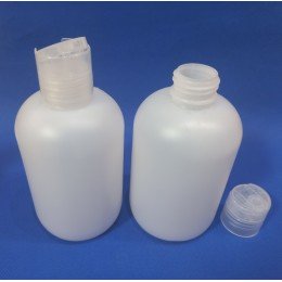Бутылка HDPE диск-топ 350 мл с крышкой, РА, (код ДТ-1113)