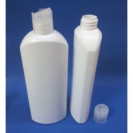 Бутылка HDPE диск-топ 500 мл с крышкой, РА, (код ДТ-1114)