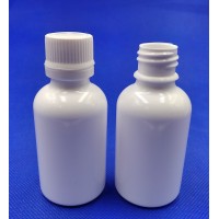 Флаконы белые 50 мл с крышкой, РА, (код 3088)