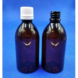 Флакон затемненный 100 мл с крышкой, ПГ, (код 4058)