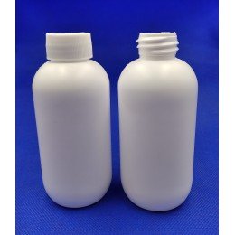 Флакон с крышкой 200 мл, плотный пластик, РА, (код 5034)
